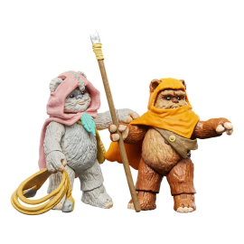 Figurine articulée Star Wars: Ewoks Vintage Collection figurines Wicket W Warrick & Kneesaa 10 cm