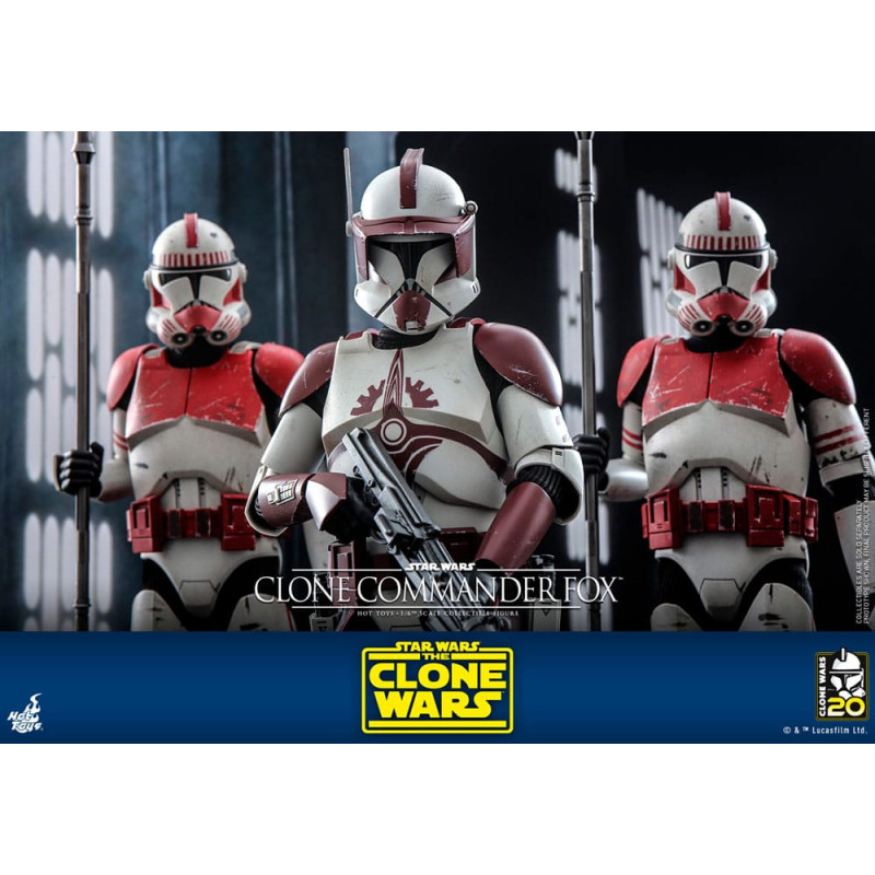 Star Wars: The Clone Wars 1/6 Clone Commander Fox 30 cm