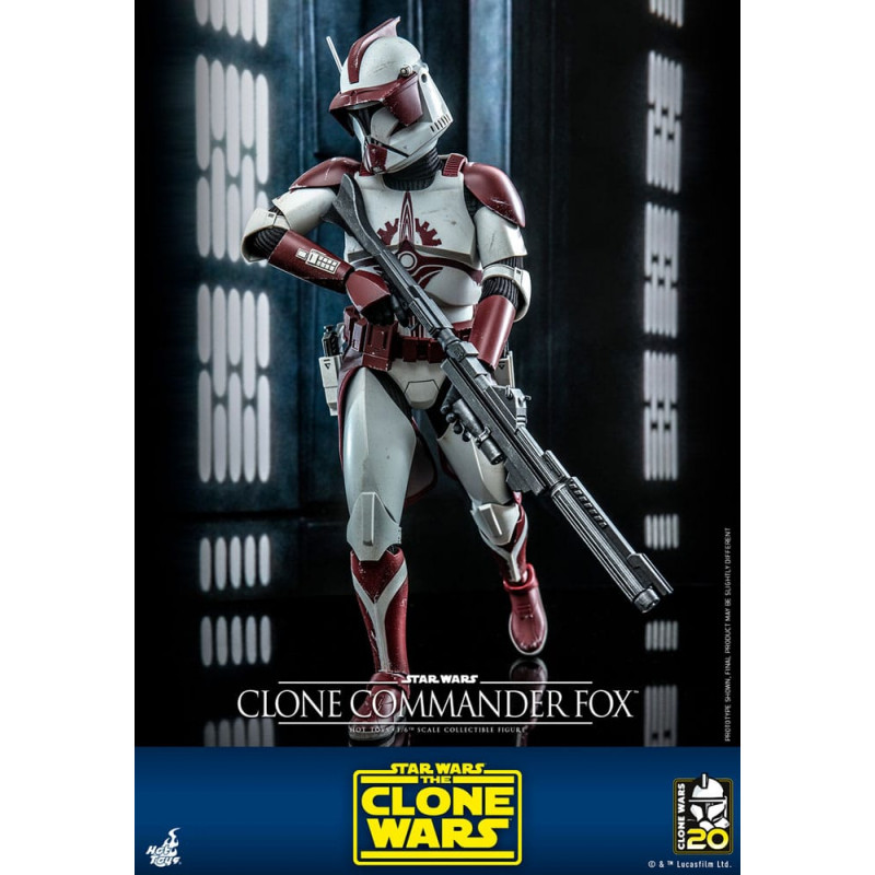 Star Wars: The Clone Wars 1/6 Clone Commander Fox 30 cm