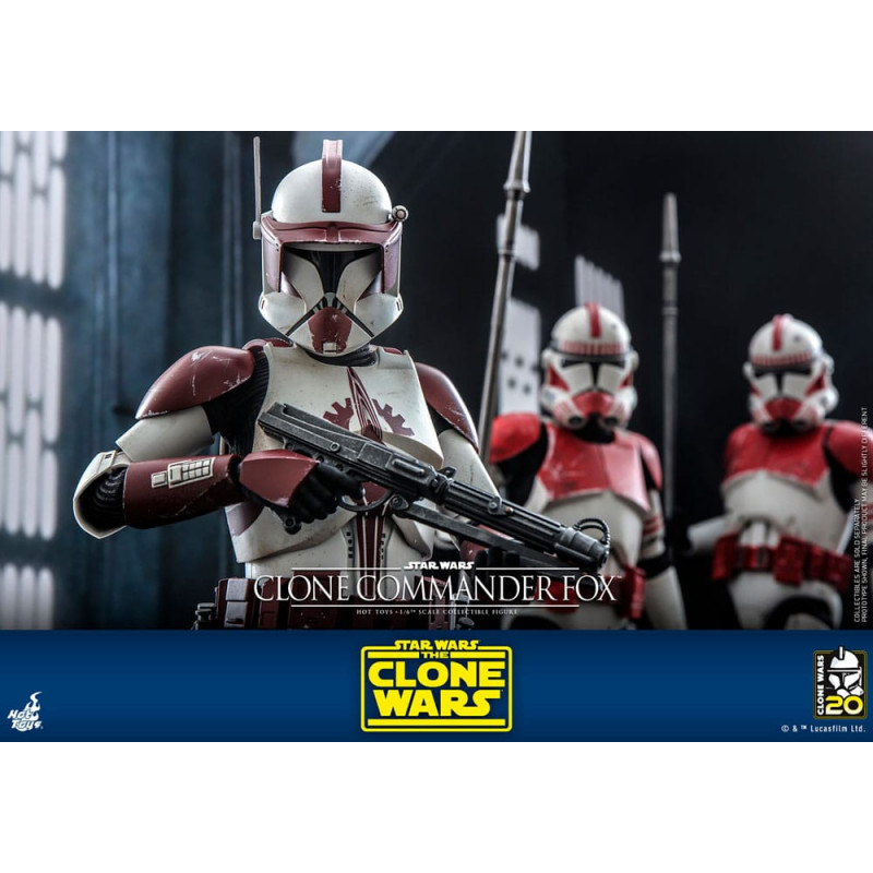 Star Wars: The Clone Wars 1/6 Clone Commander Fox 30 cm