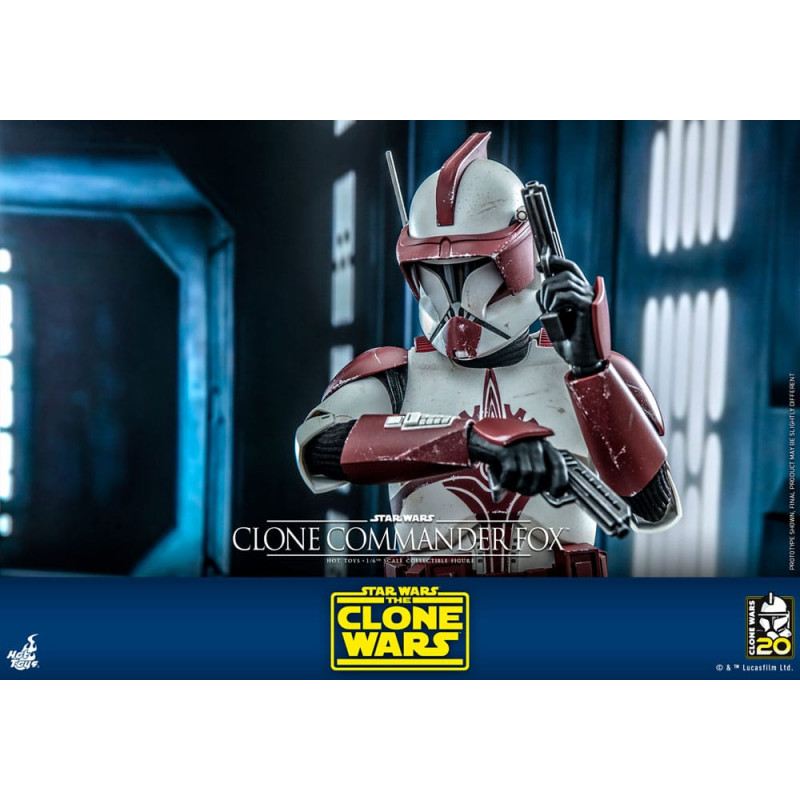 Star Wars: The Clone Wars 1/6 Clone Commander Fox 30 cm