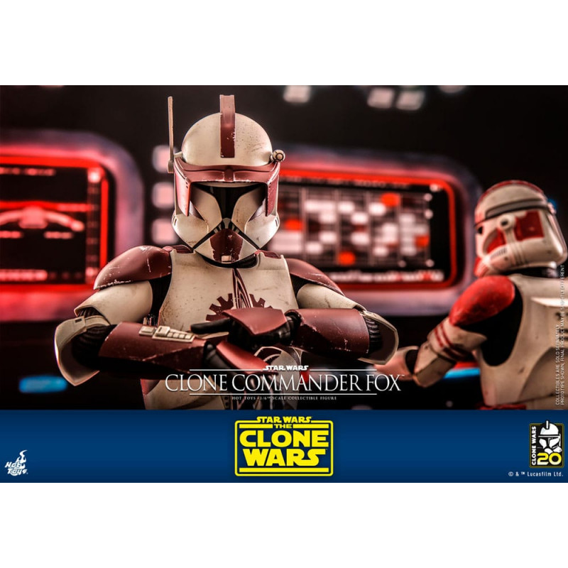 Star Wars: The Clone Wars 1/6 Clone Commander Fox 30 cm