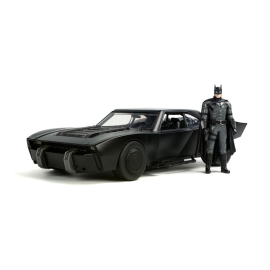  Batman 2022 1/18 Hollywood Rides 2022 Batmobile métal avec figurine