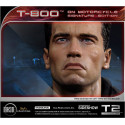 Terminator 2 : Le Jugement dernier 1/4 T-800 on Motorcycle Signature Edition Sideshow Exclusive 50 cm