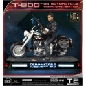 Terminator 2 : Le Jugement dernier 1/4 T-800 on Motorcycle Signature Edition Sideshow Exclusive 50 cm