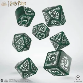 Harry Potter pack dés Slytherin Modern Dice Set - Green (7)