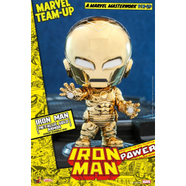 Figurine Marvel Comics Cosbaby (S) Iron Man (Metallic Gold Armor) 10 cm