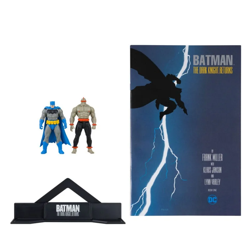 DC Direct Gaming figurines et comic book Batman (Blue) & Mutant Leader (Dark Knight Returns 1) 8 cm