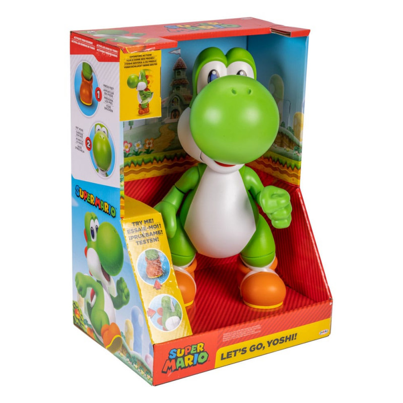 World of Nintendo parlante Let's Go! Yoshi! 36 cm