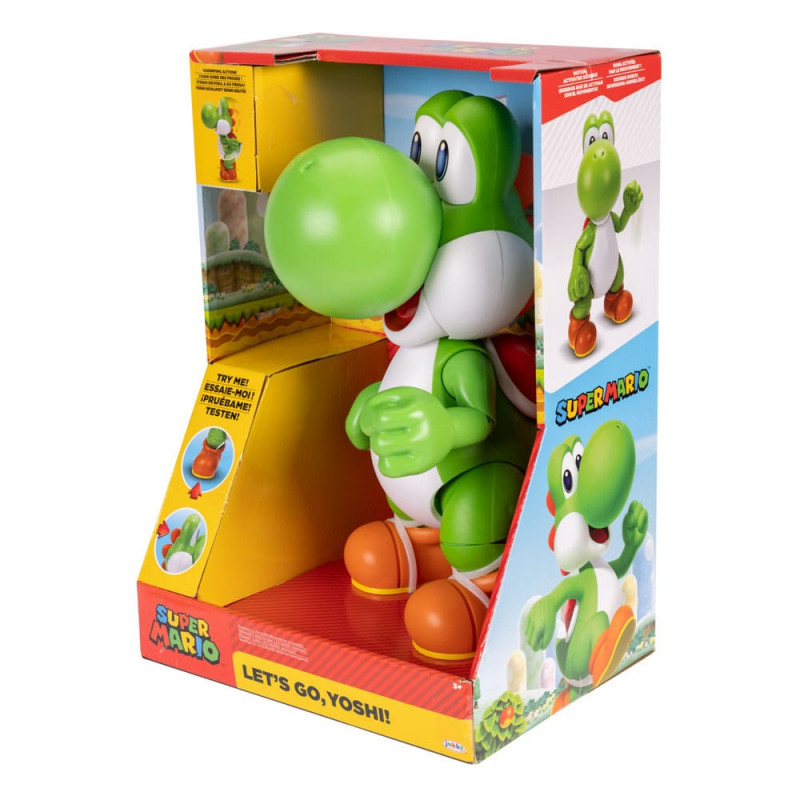 World of Nintendo parlante Let's Go! Yoshi! 36 cm