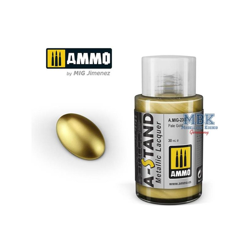 A-STAND Pale Gold - 30ml Enamel Paint for airbrush