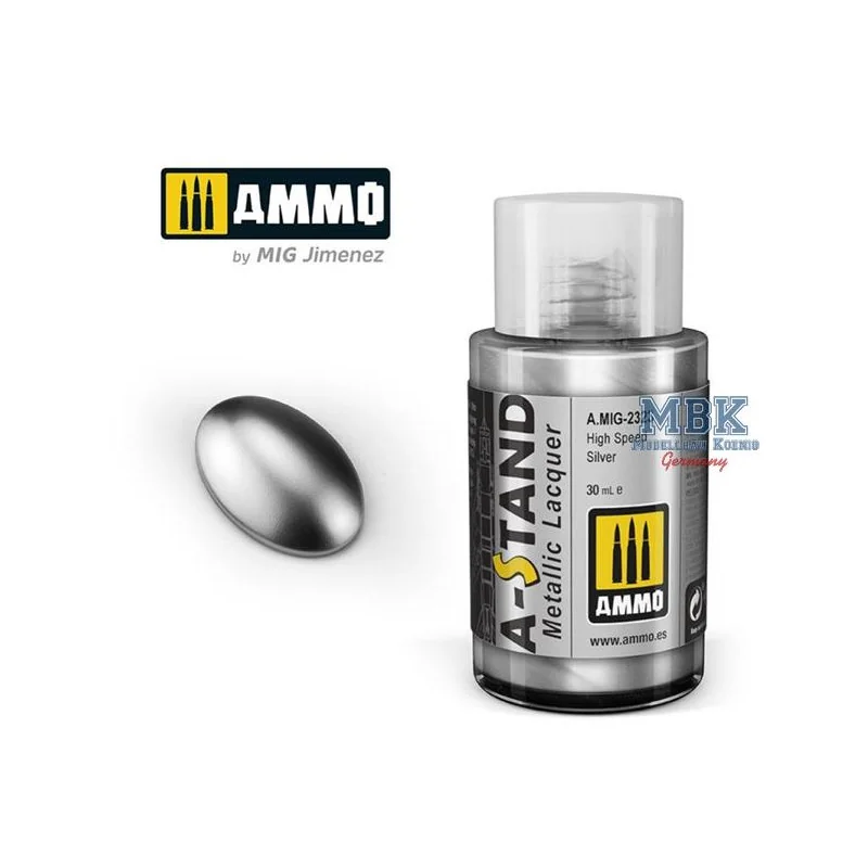 A-STAND High Speed Silver - 30ml Enamel Paint air