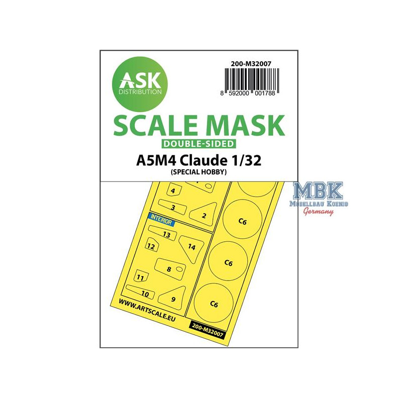 A5M4 Claude double-sided express masks (SH)