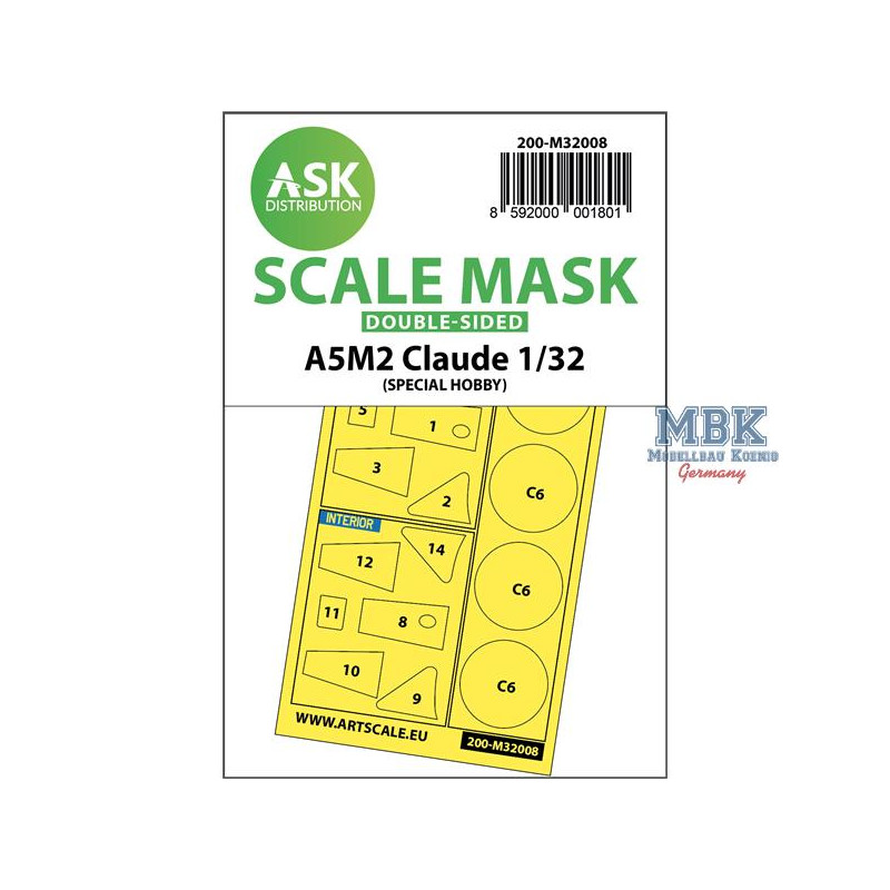 A5M2 Claude double-sided express masks (SH)