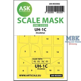 UH-1C one-sided painting mask for Academy