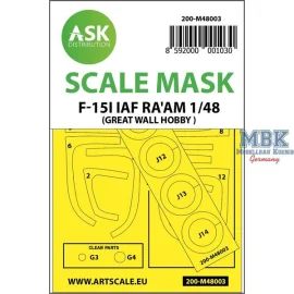 F-15I Ra'am double-sided painting mask for GWH