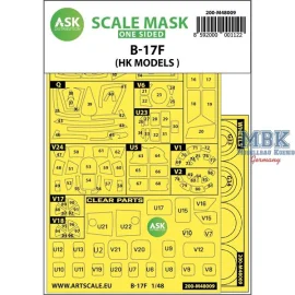 B-17F Flying Fortress outside painting mask HK Mod