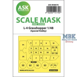 L-4 Grasshopper one-sided self-adhesive mask SH