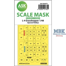 L-4 Grasshopper double-sided self-adhesive mask