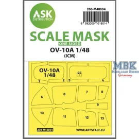 OV-10A one-sided mask self-adhesive pre-cutted ICM