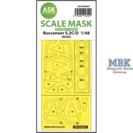 Buccaneer S.2C/D double-sided mask self-adhesive