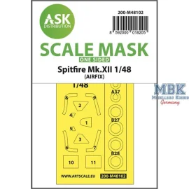 Spitfire Mk.XII one-sided mask self-adhesive