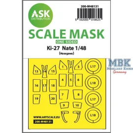 Ki-27 Nate one-sided express mask for Hasegawa