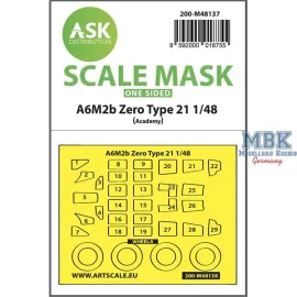 A6M2b Zero Type 21 one-sided express mask Academy