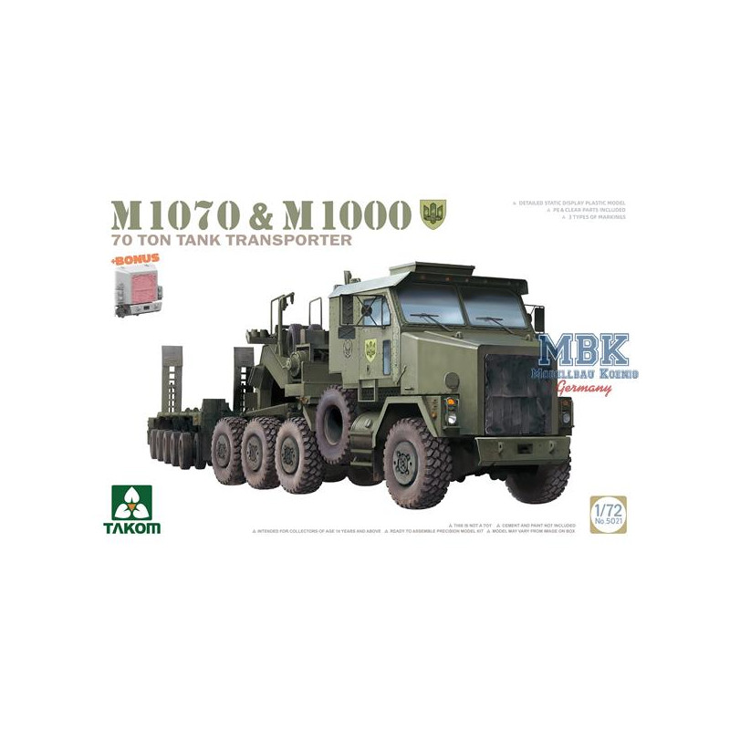 M1070&M1000 70 TON TANK TRANSPORTER