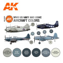 AK INTERACTIVE: SET acrylic paint 3rd Generation 17mL - WWII US Navy & USMC Aircraft Colors