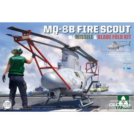 Maquette hélicoptère MQ-8B Fire Scout w/Missile & Blade Fold Kit