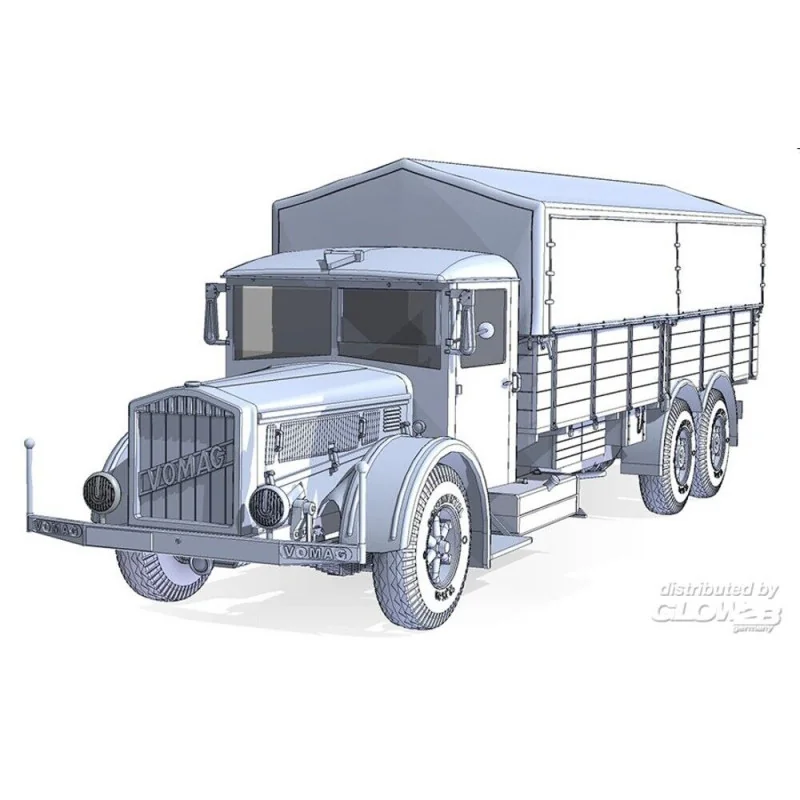 Vomag 8 LR LKW WWII German Heavy Truck