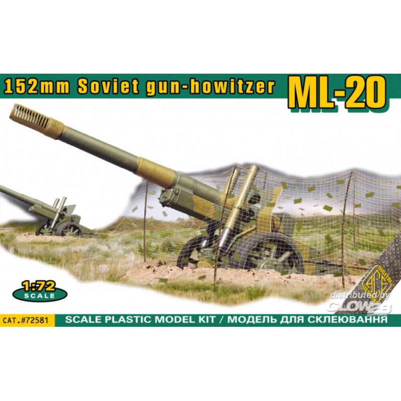 WWII ML-20 Soviet 152mm gun-howitzer