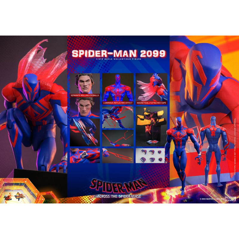 Spider-Man: Across the Spider-Verse Movie Masterpiece 1/6 Spider-Man 2099 33 cm