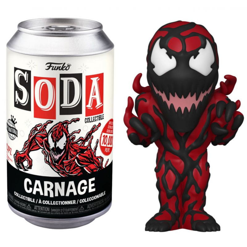 MARVEL - POP Soda - Carnage avec Chase