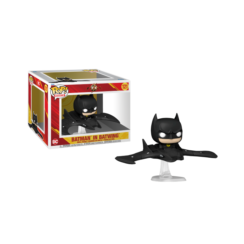 Figurines Pop FLASH MOVIE - POP Ride Super DLX N° 121 - Batman dans la Batwing