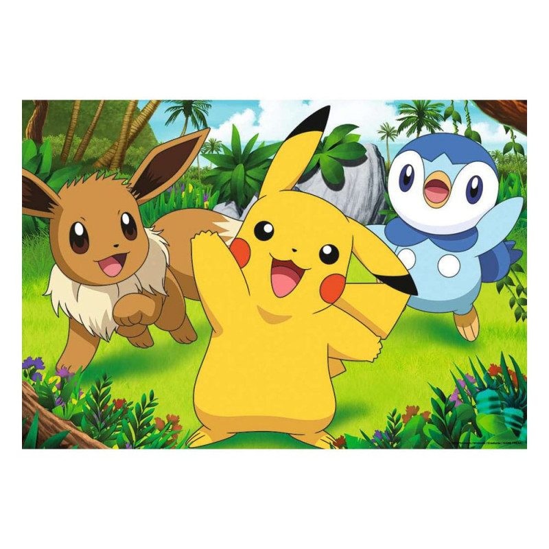 Puzzle Pokémon puzzle pour enfants XXL Pikachu & Friends (2 x 24 pièces)