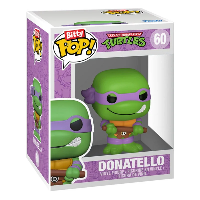 Les Tortues ninja pack 4 figurines Bitty POP! Vinyl Donatello 2,5 cm