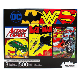 Puzzle 500 pièces Aquarius Set de 3 DC Comics