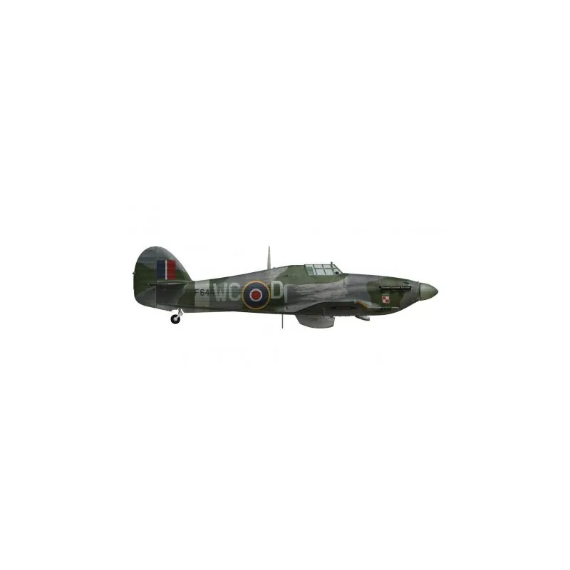 Maquette d’avion en plastique Hurricane Mk II 1:48