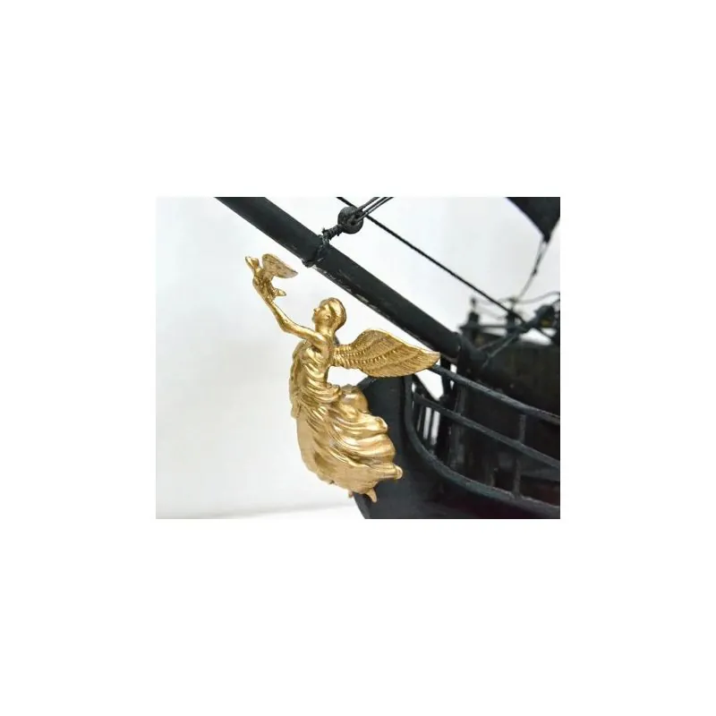 Maquette bateau Mhd Bateau statique Black Pearl Golden version 775mm