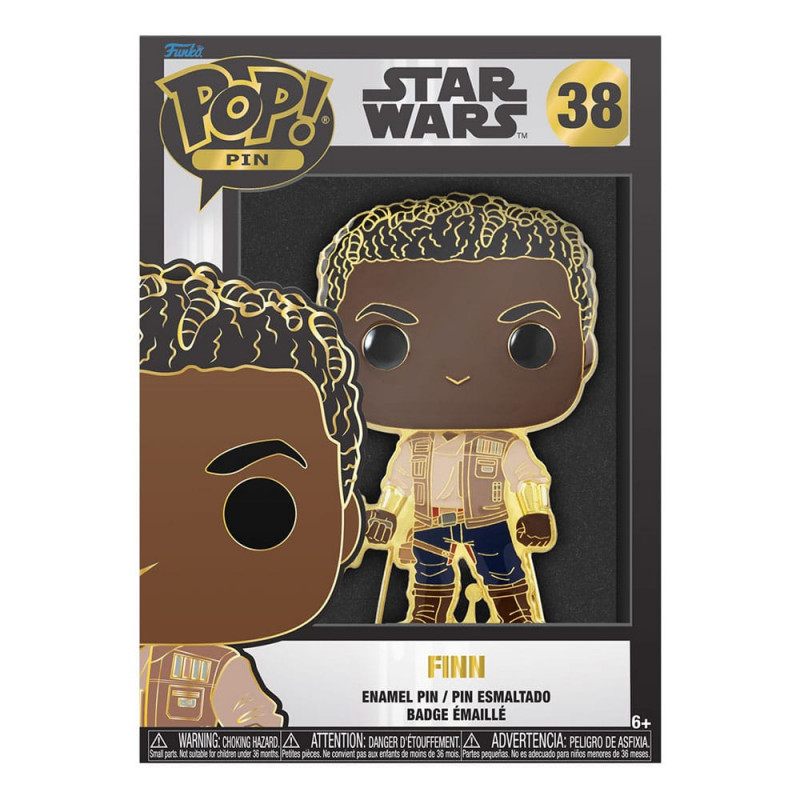 Star Wars POP! Pin pin's émaillé Finn 10 cm