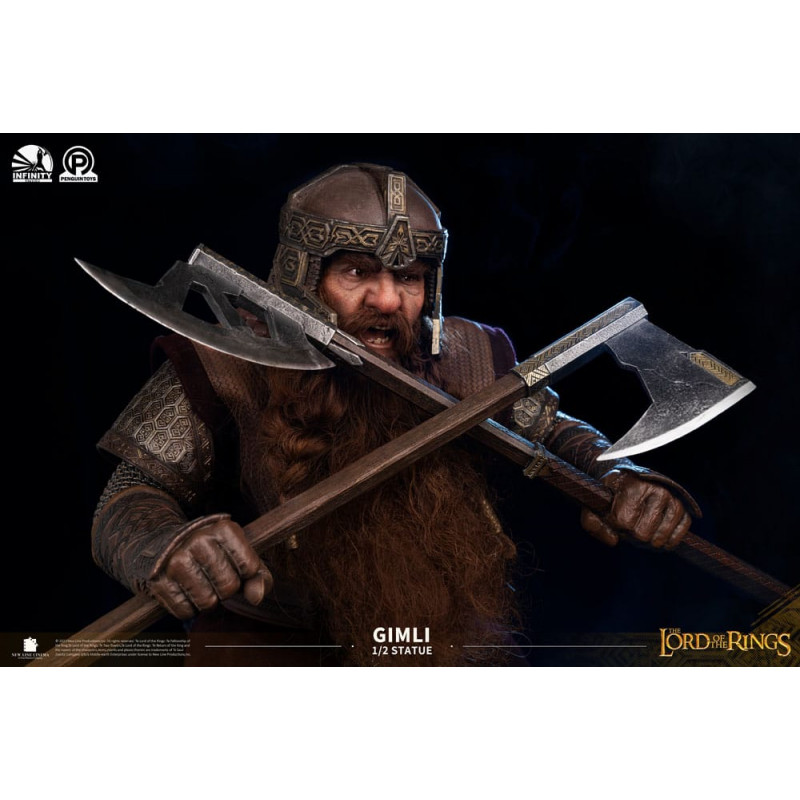 Le Seigneur des Anneaux 1/2 Master Forge Series Gimli 88 cm