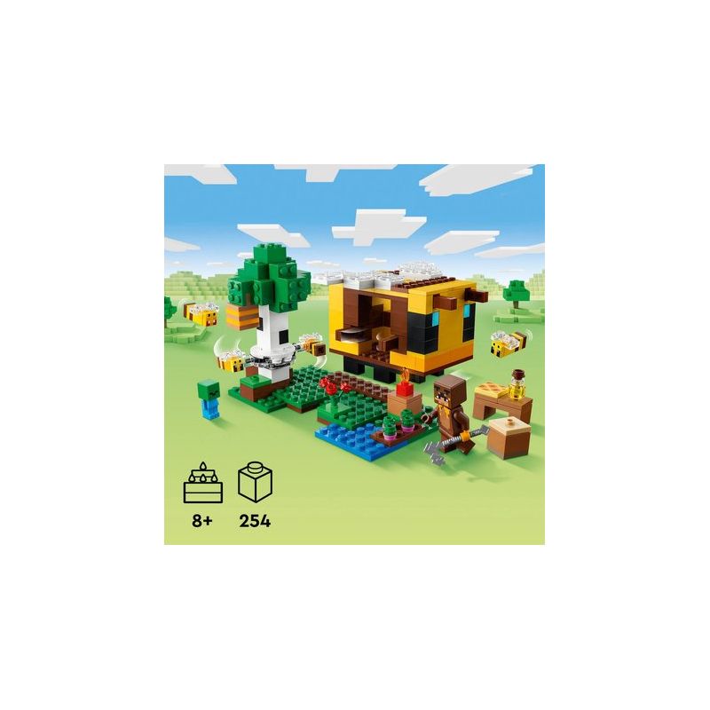 Lego LA CABANE ABEILLE MINECRAFT chez 1001hobbies (Réf.2302262)