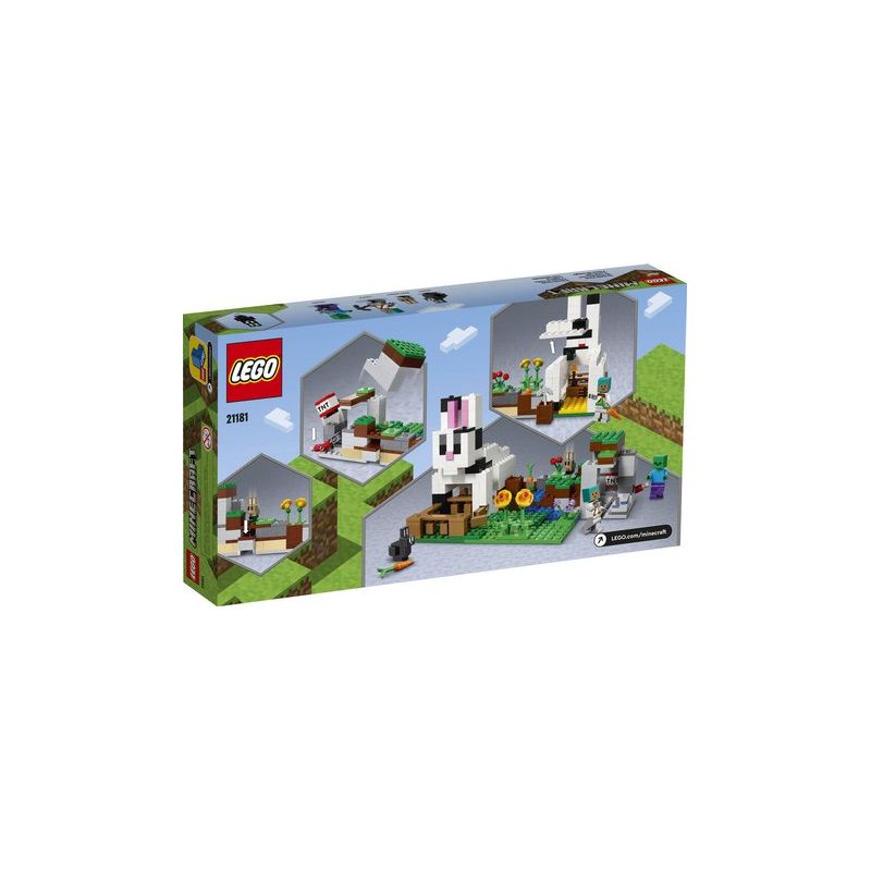 Lego®minecraft 21181 - le ranch lapin, jeux de constructions & maquettes