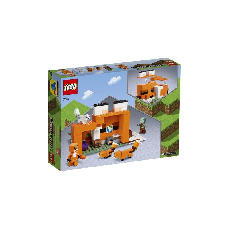 Le refuge renard 21178 | Minecraft® | Boutique LEGO® officielle BE