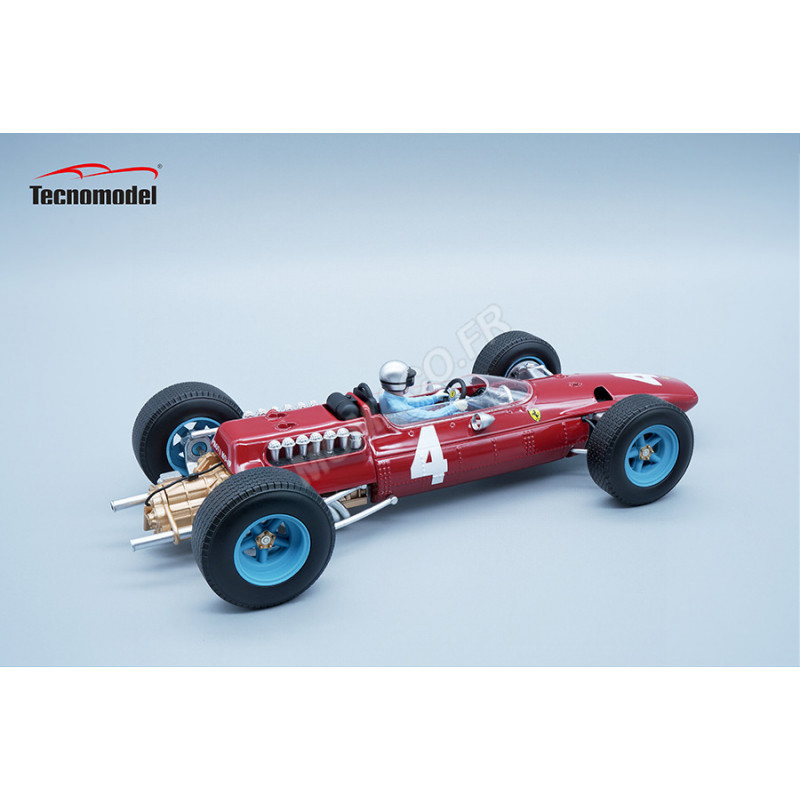 FERRARI 512 F1 4 LORENZO BANDINI GRAND PRIX ITALIE 1965 AVEC FIGURINE