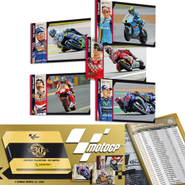  Moto Gp Le Mans Trading Cards Collector Box 50 Cartes