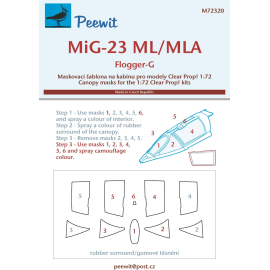  Mikoyan MiG-23ML/MLA Flogger-G (designed to be used with Clear Prop kits)[MiG-23MLAE-2 MiG-23MLA]