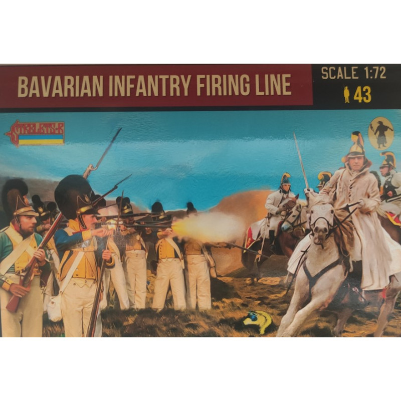 Figurine Bavarian Firing Line Napoleonic